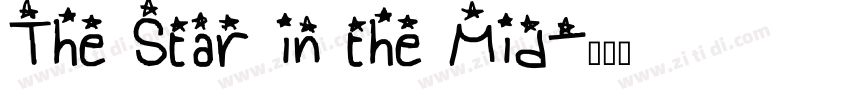 The Star in the Mid字体转换
